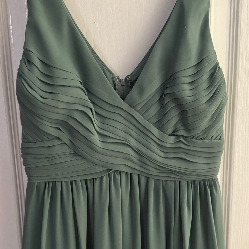 Birdy Grey Teal Maxi Dress Size Small EUC - Picture 3 of 7